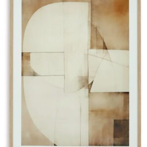 Corlain - Wall Art - Brown / Tan / White