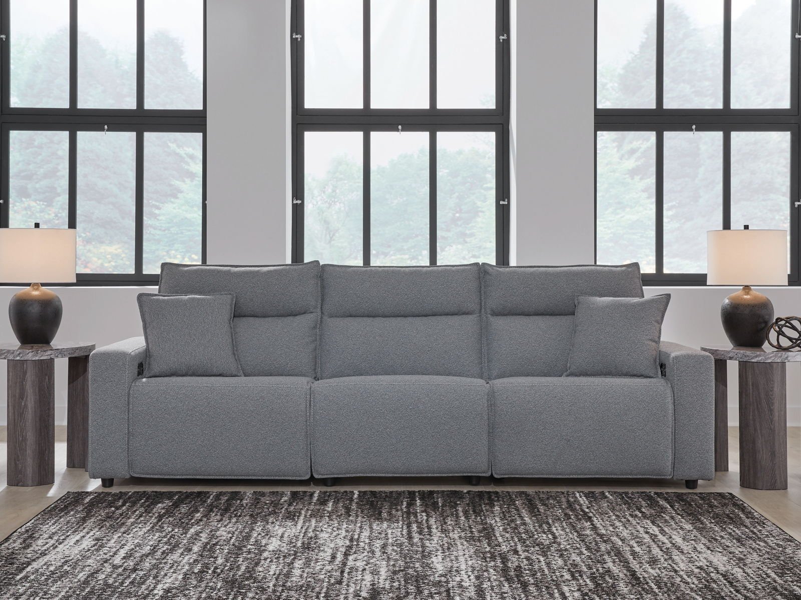 Modmax II - Reclining Sectional - Salt And Pepper - Image 28