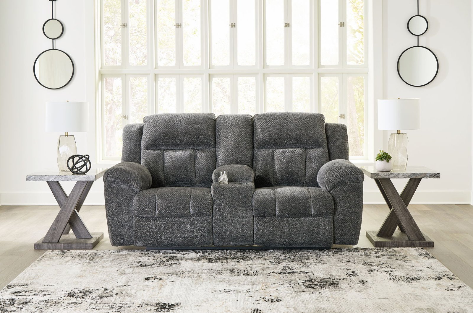 Frohn - Dbl Reclining Loveseat With Console - Image 7