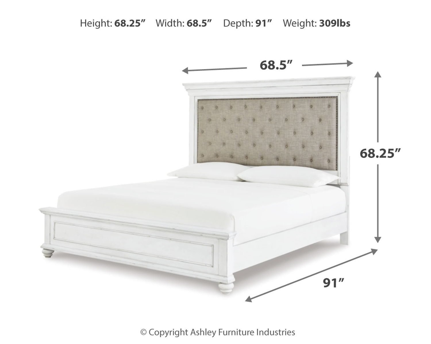 Kanwyn - Upholstered Panel Bed - Image 7