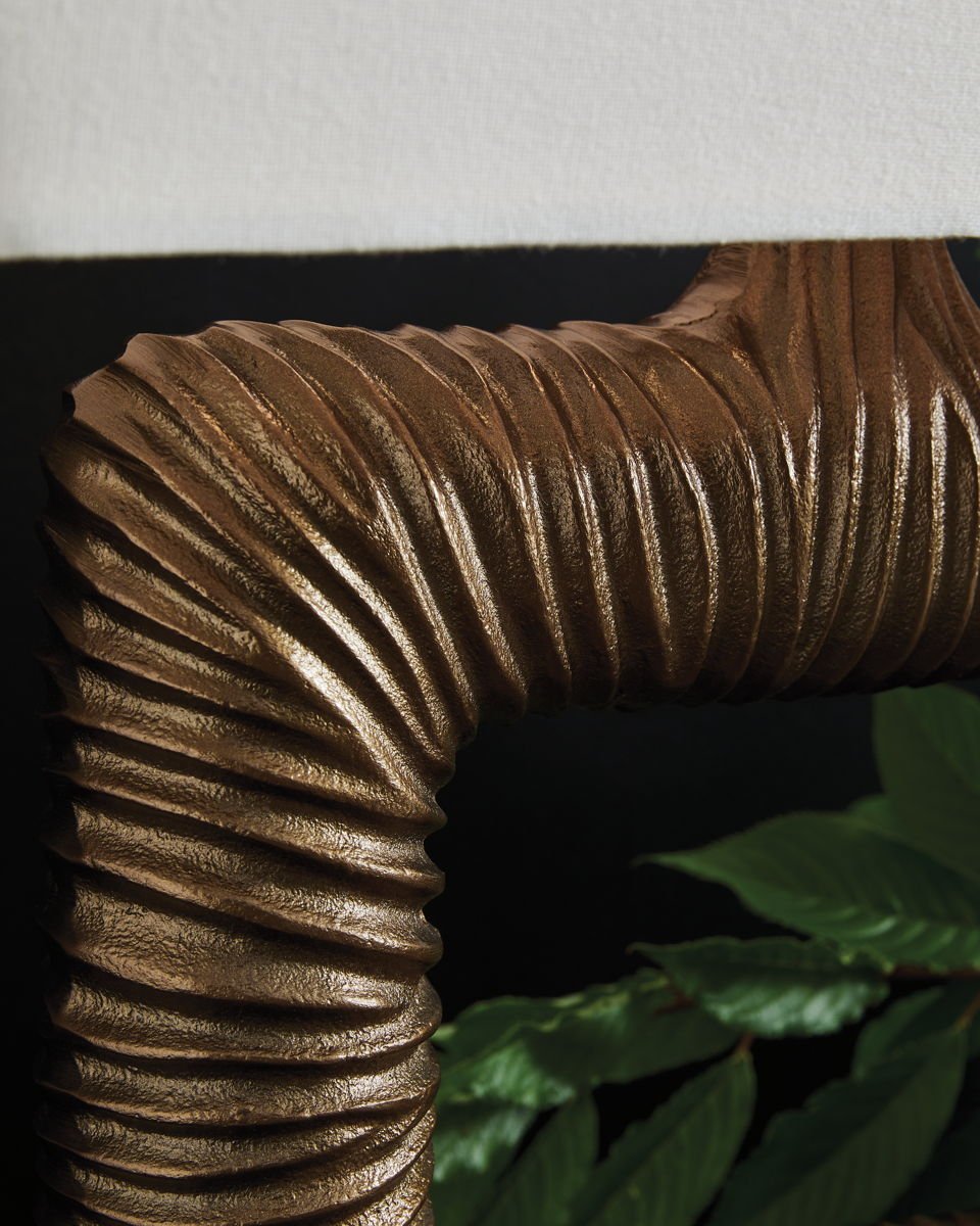 Garronby - Metal Table Lamp - Antique Brass Finish - Image 3