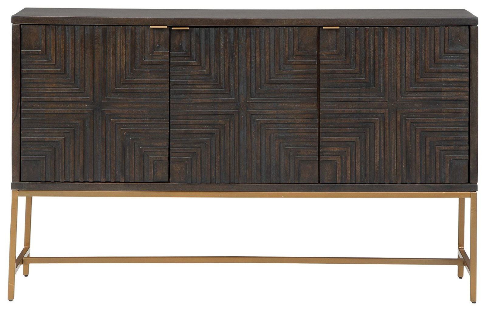 Elinmore - Accent Cabinet - Brown / Gold Finish - Image 4