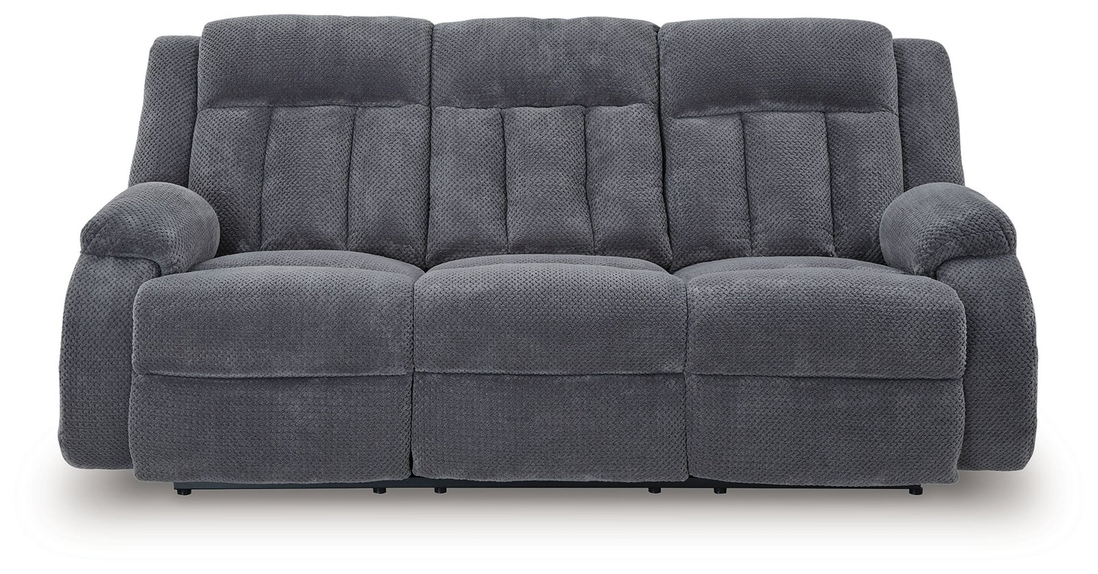 Observation - Reclining Power Sofa With Drop Down Table - Steel - Image 4