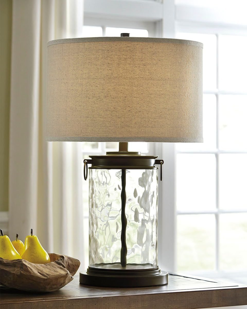 Tailynn - Glass Table Lamp - Clear / Bronze Finish - Image 4
