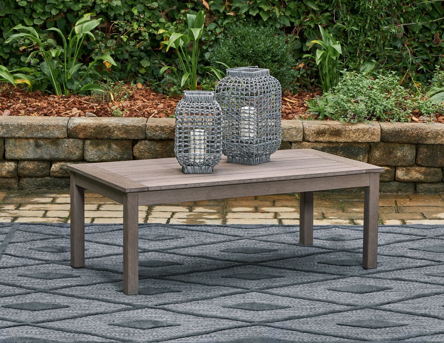 Hillside Barn - Rectangular Cocktail Table - Brown - Image 4