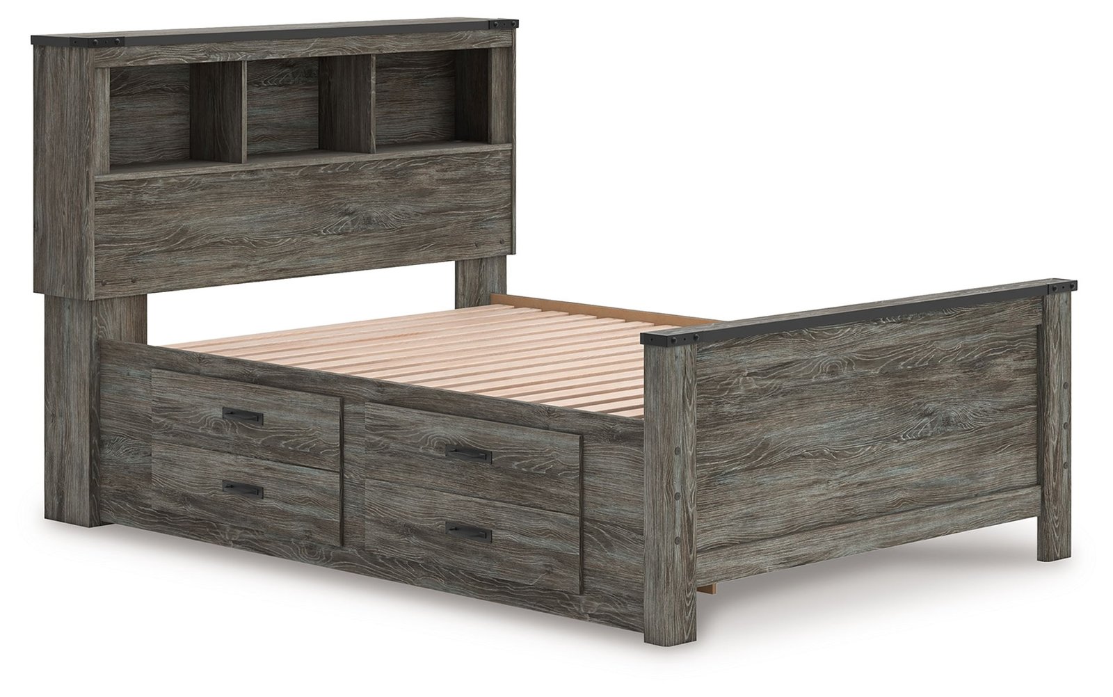Frandern - Bookcase Panel Bed - Image 2