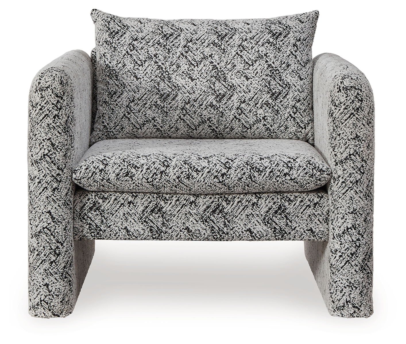 Kenbell - Accent Chair - Black / White - Image 2