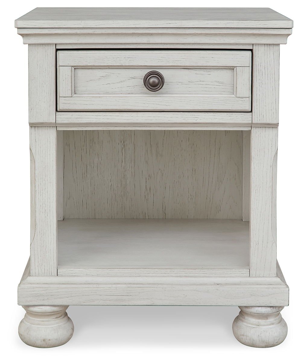 Robbinsdale - One Drawer Night Stand - Antique White - Image 4