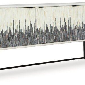 Freyton - Accent Cabinet - White / Gray