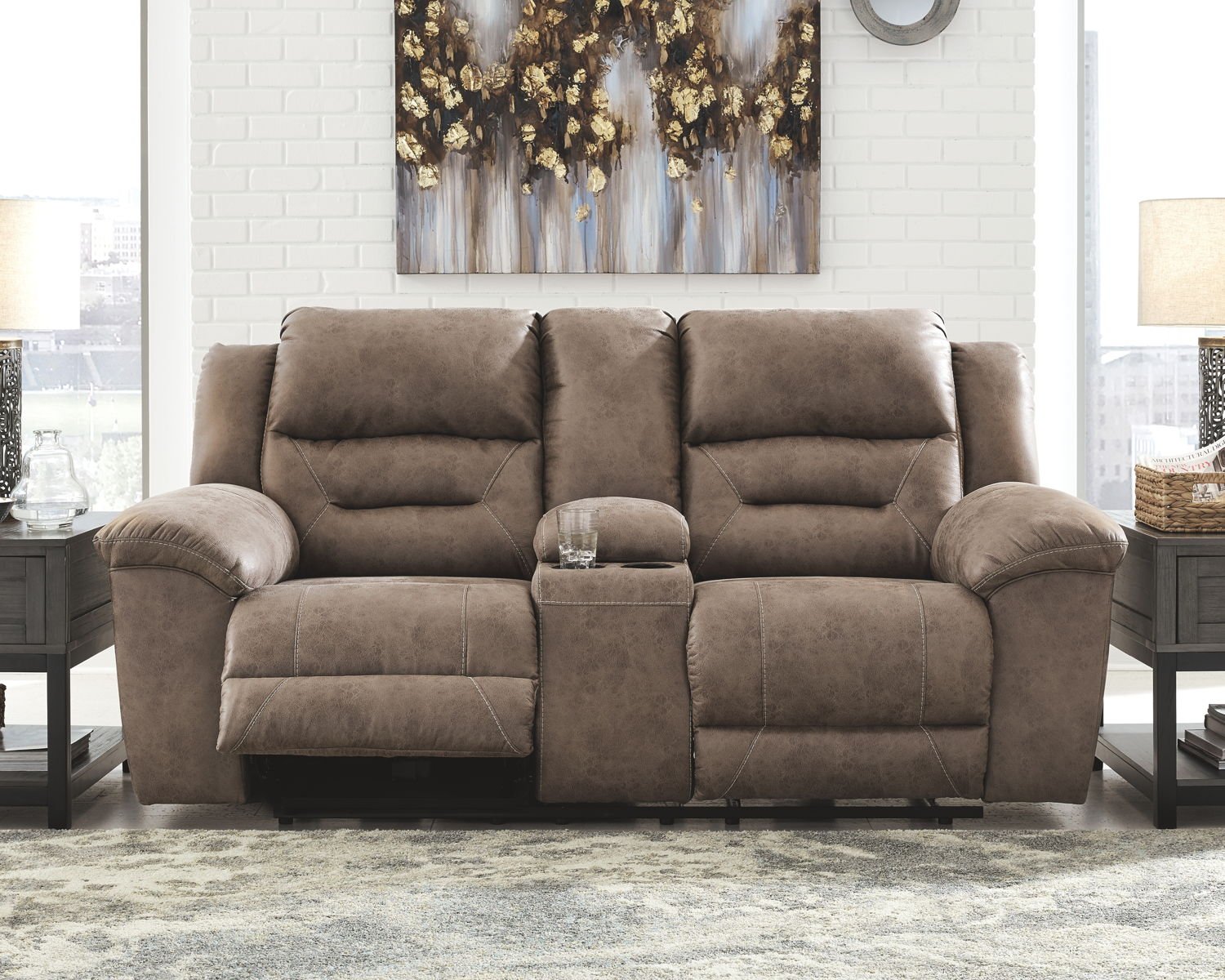 Stoneland - Power Reclining Loveseat - Image 2