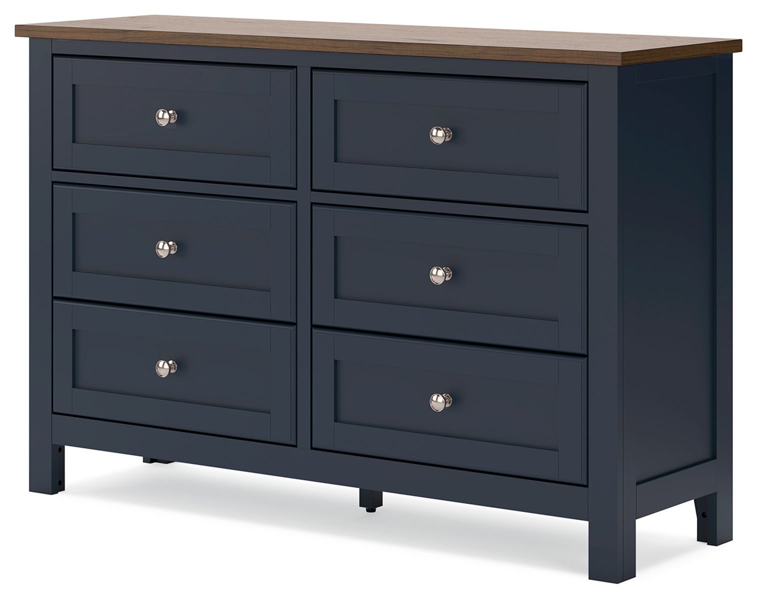 Landocken - Dresser - Brown / Blue - Image 3