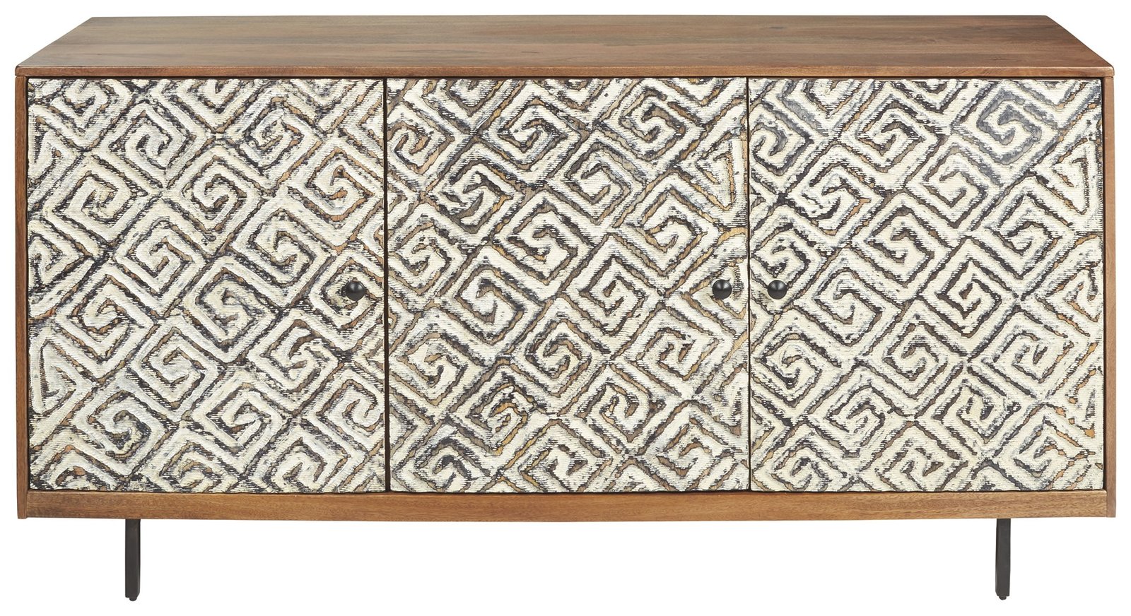 Kerrings - Accent Cabinet - Brown / Black / White - Image 4