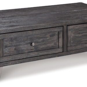 Todoe - Lift Top Cocktail Table - Dark Gray