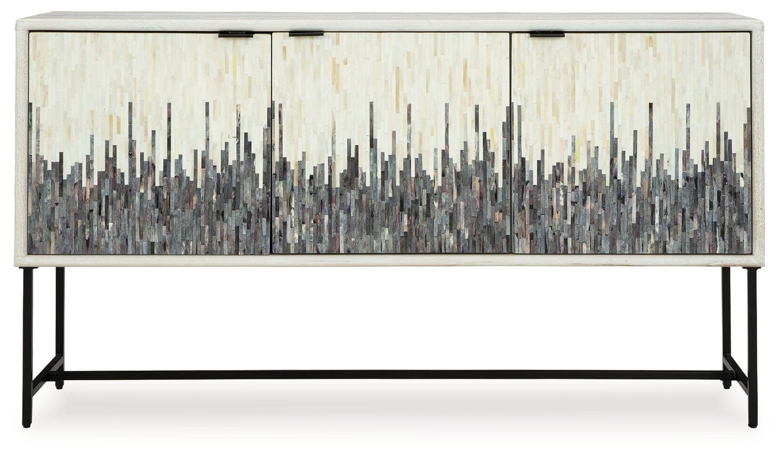 Freyton - Accent Cabinet - White / Gray - Image 4
