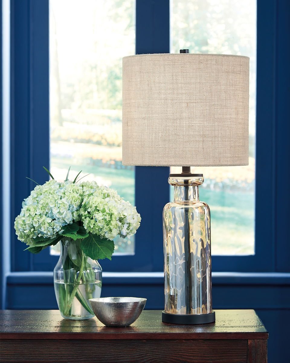 Laurentia - Glass Table Lamp - Champagne - Image 3