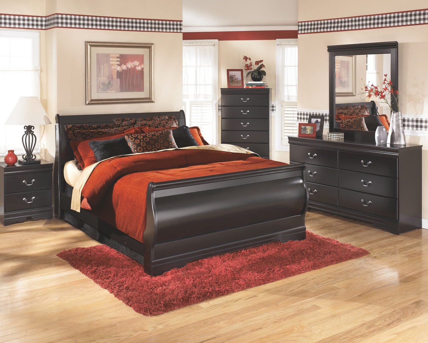 Huey Vineyard - Sleigh Bed - Image 7