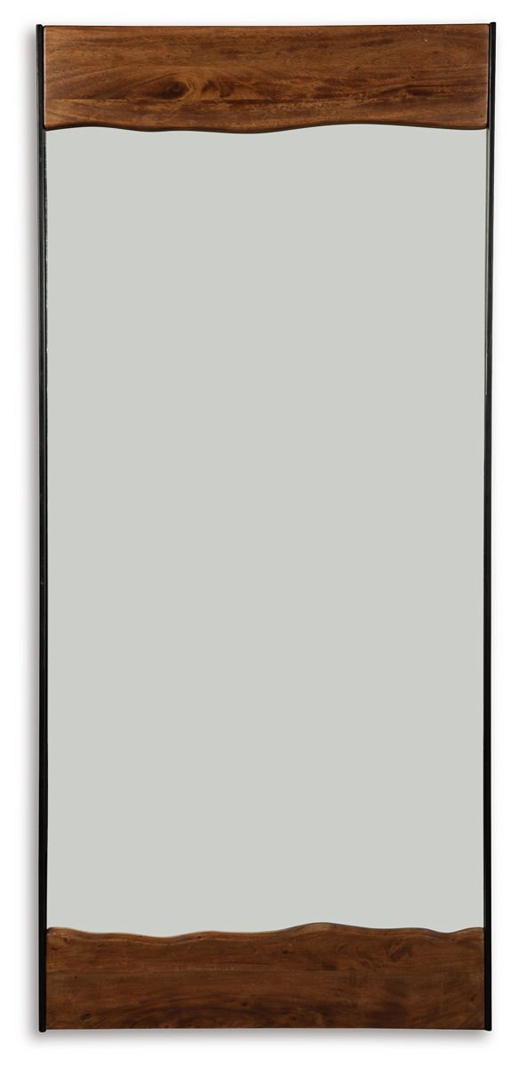 Panchali - Floor Mirror - Brown / Black - Image 3