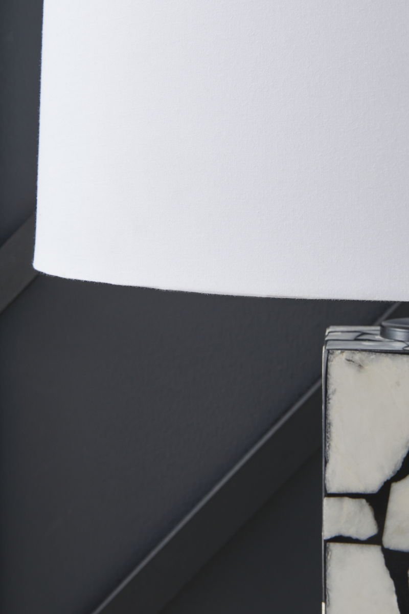 Macaria - Marble Table Lamp - White / Black - Image 3