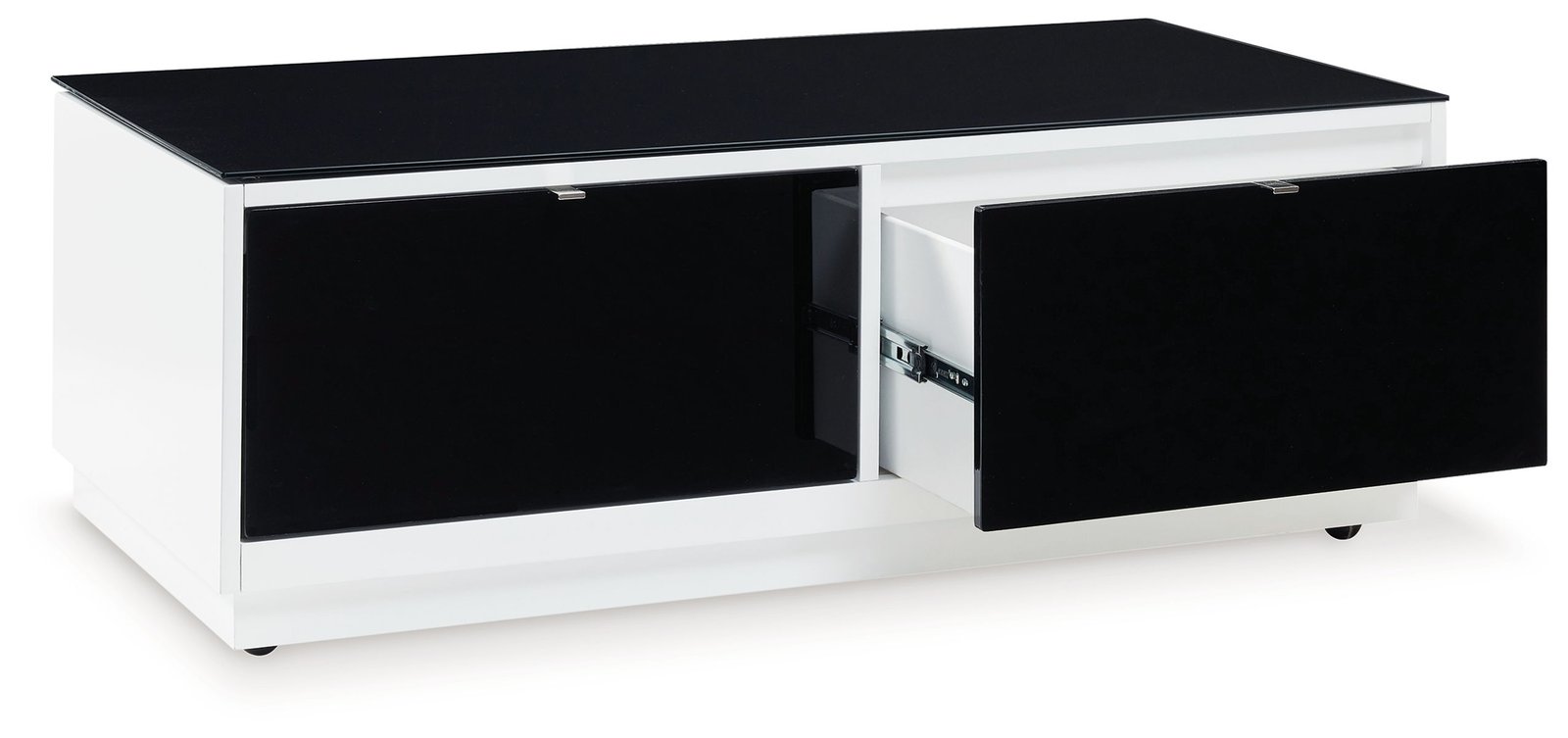 Gardoni - Rectangular Cocktail Table - White / Black - Image 3