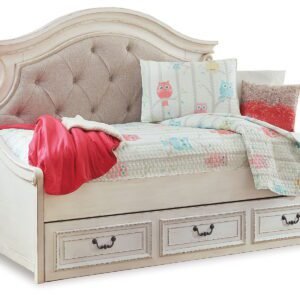 Realyn - Twin Day Bed With Storage - Chipped White