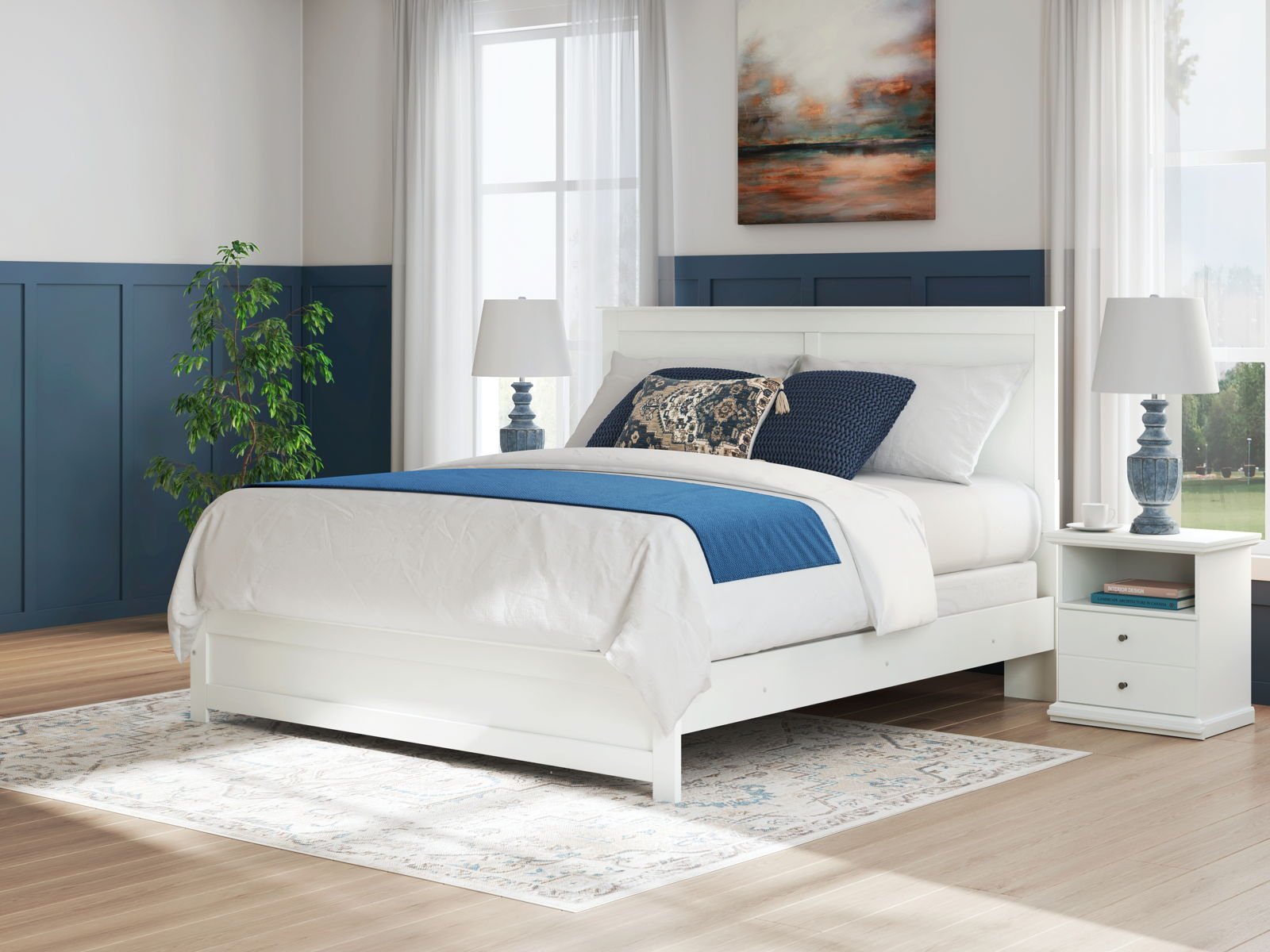 Bostwick Shoals - Panel Bed With Framed Footboard - Image 12