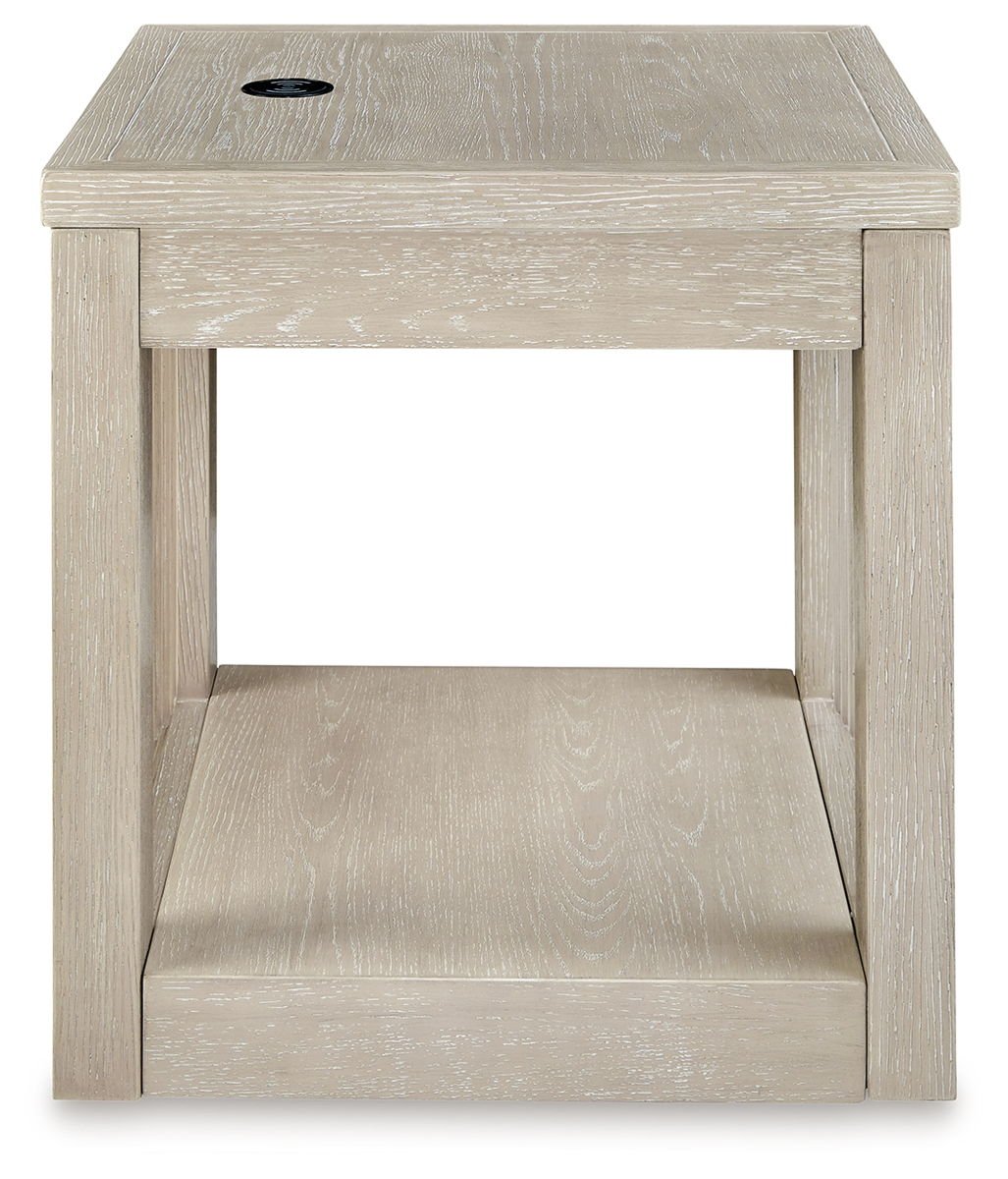 Marxhart - Square End Table - Bisque - Image 4
