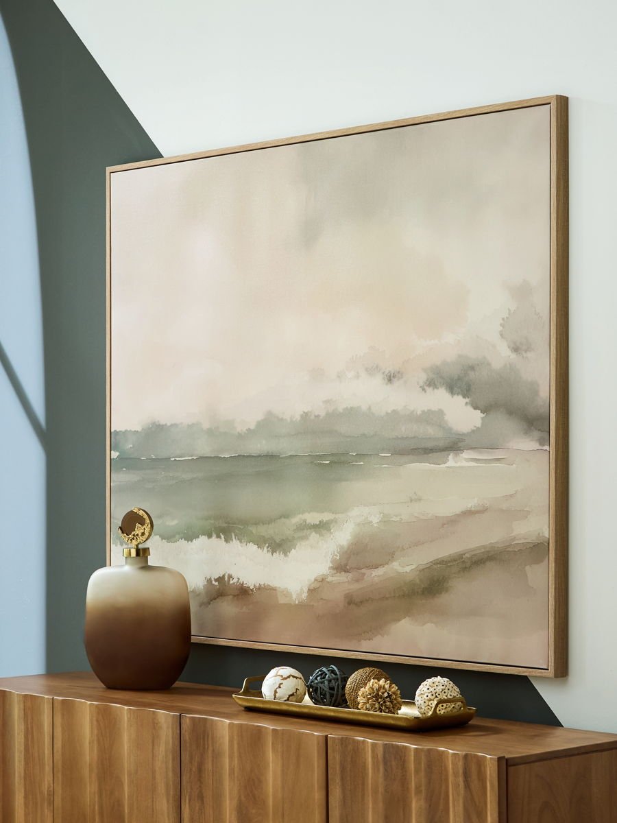 Vallus - Wall Art - Blush / Green / Gray - Image 4