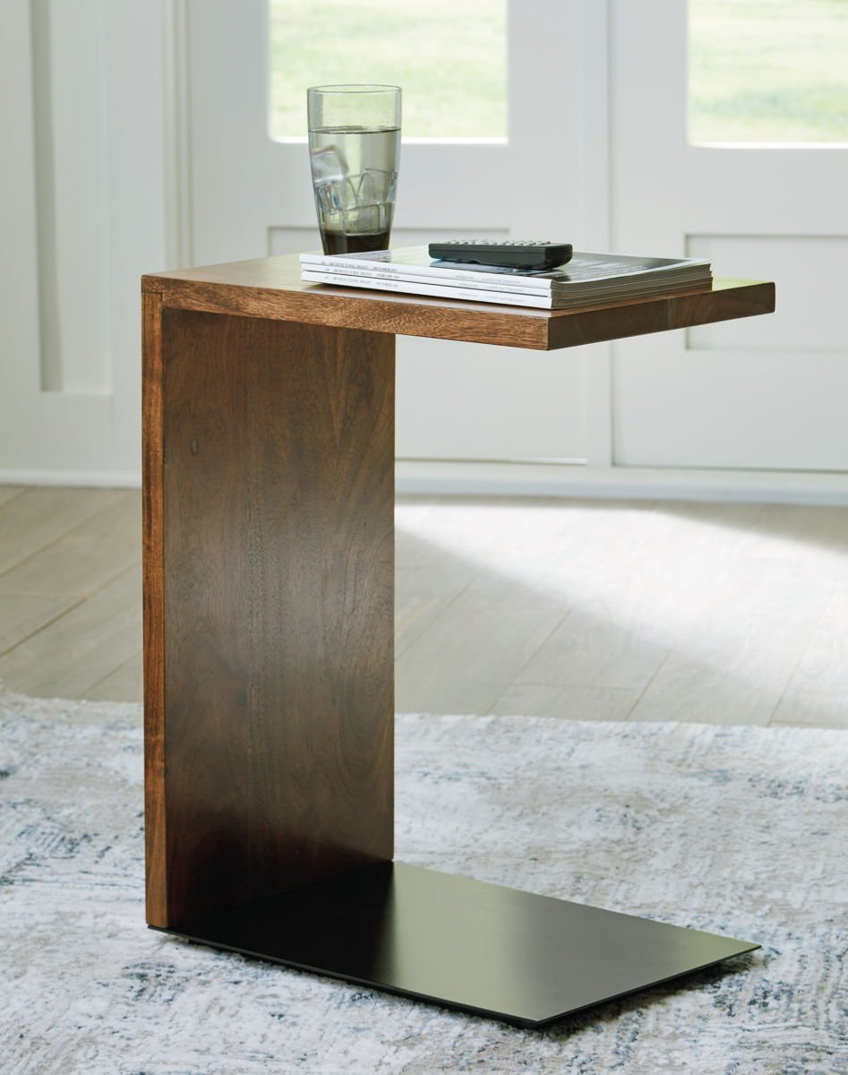 Wimshaw - Accent Table - Brown / Black - Image 2