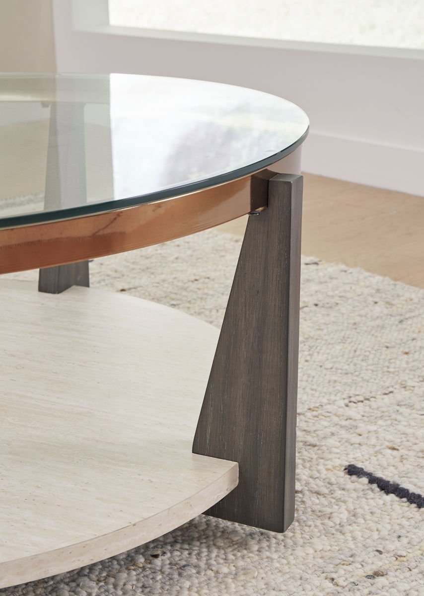 Frazwa - Round Cocktail Table - Multi - Image 4