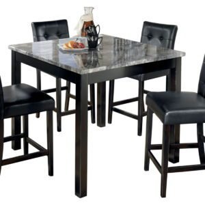 Maysville - Square Counter TBL Set (Set of 5) - Black
