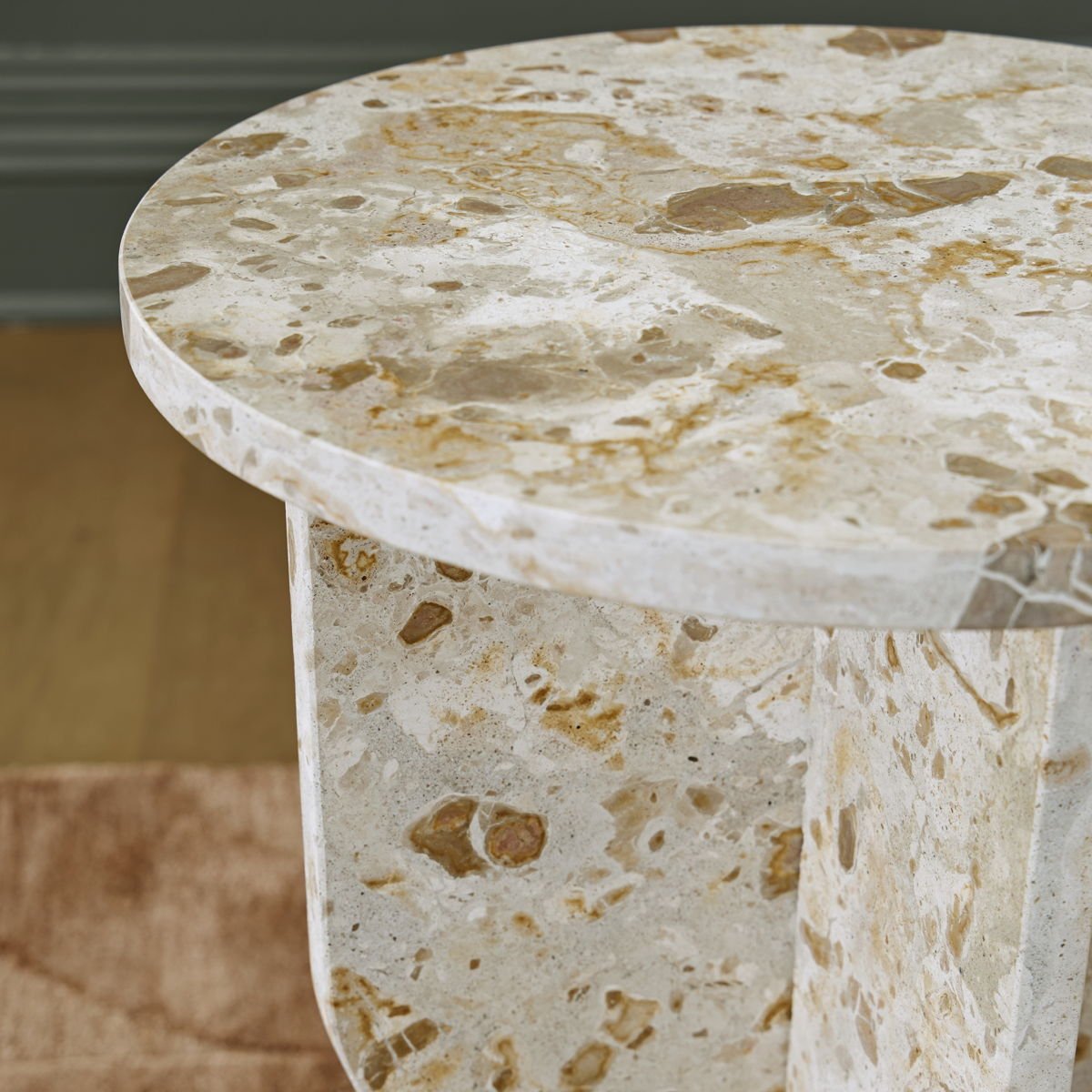 Treygan - Accent Table - Beige - Image 3