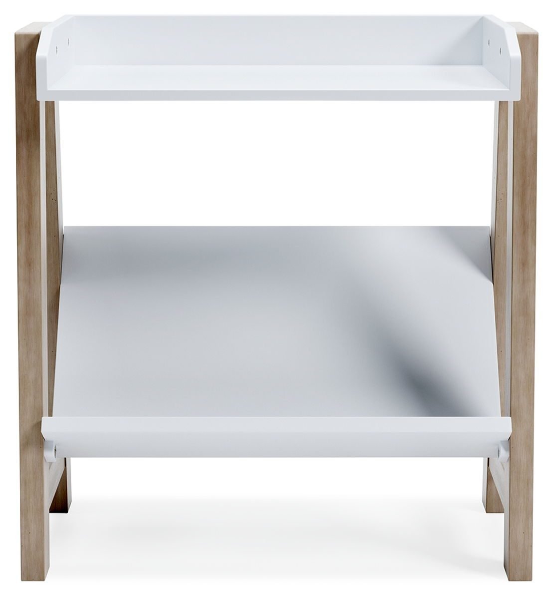 Blariden - Small Bookcase - White / Tan - Image 2