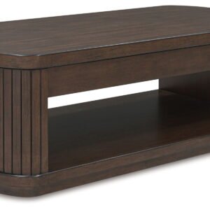 Korestone - Lift Top Cocktail Table - Dark Brown