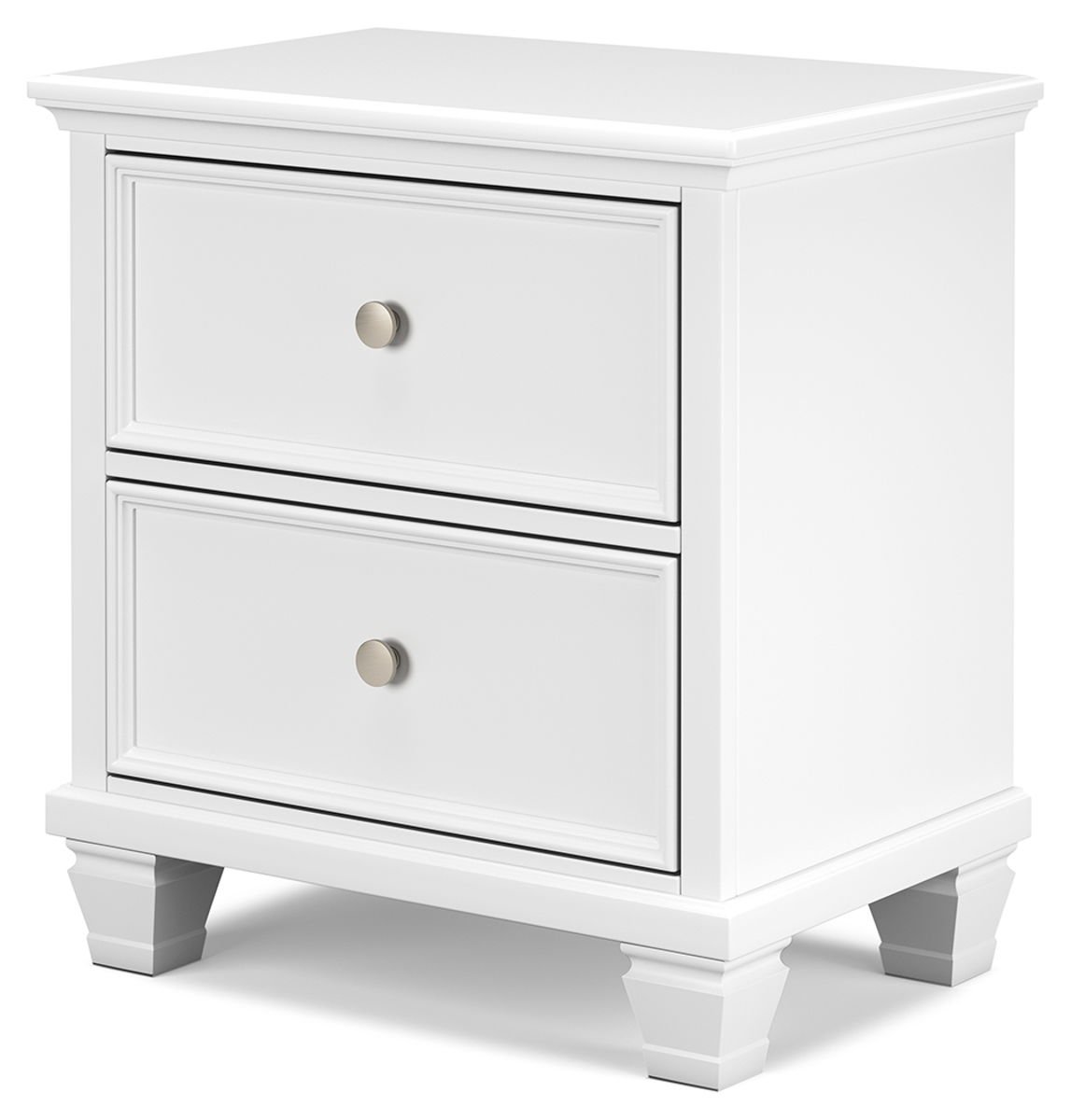 Fortman - Two Drawer Night Stand - White - Image 3