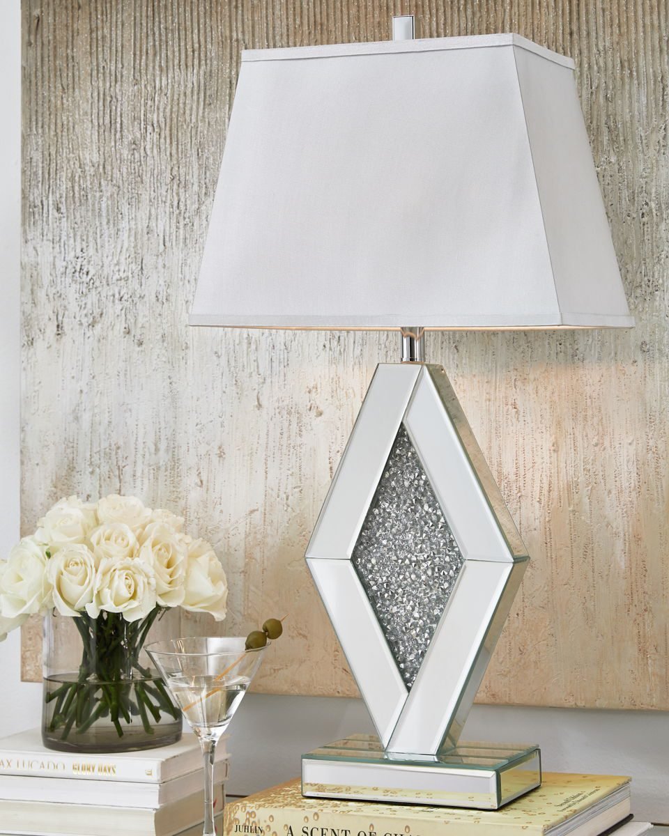 Prunella - Mirror Table Lamp - Silver Finish - Image 2
