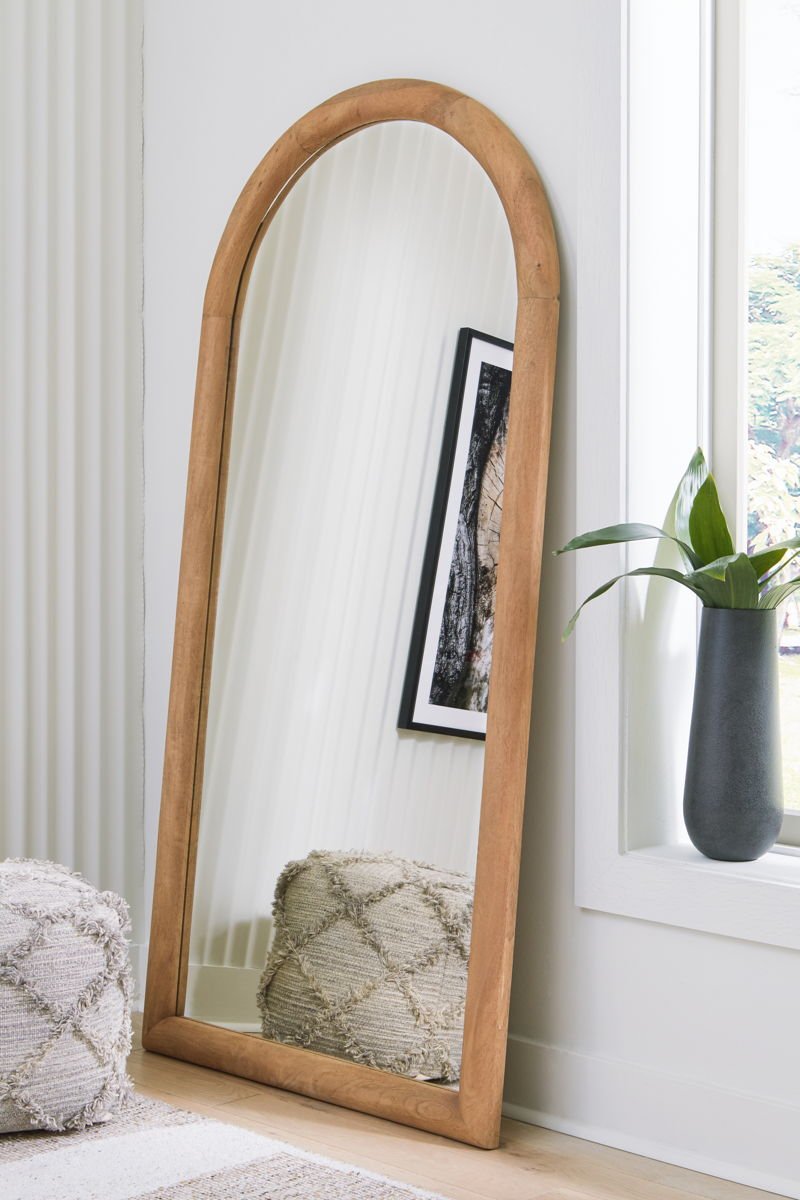 Dairville - Floor Mirror - Brown - Image 3