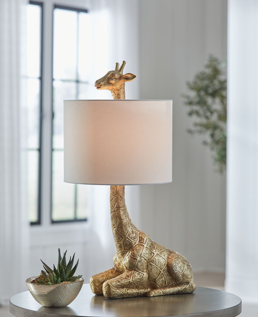 Ferrison - Poly Table Lamp - Gold Finish - Image 4