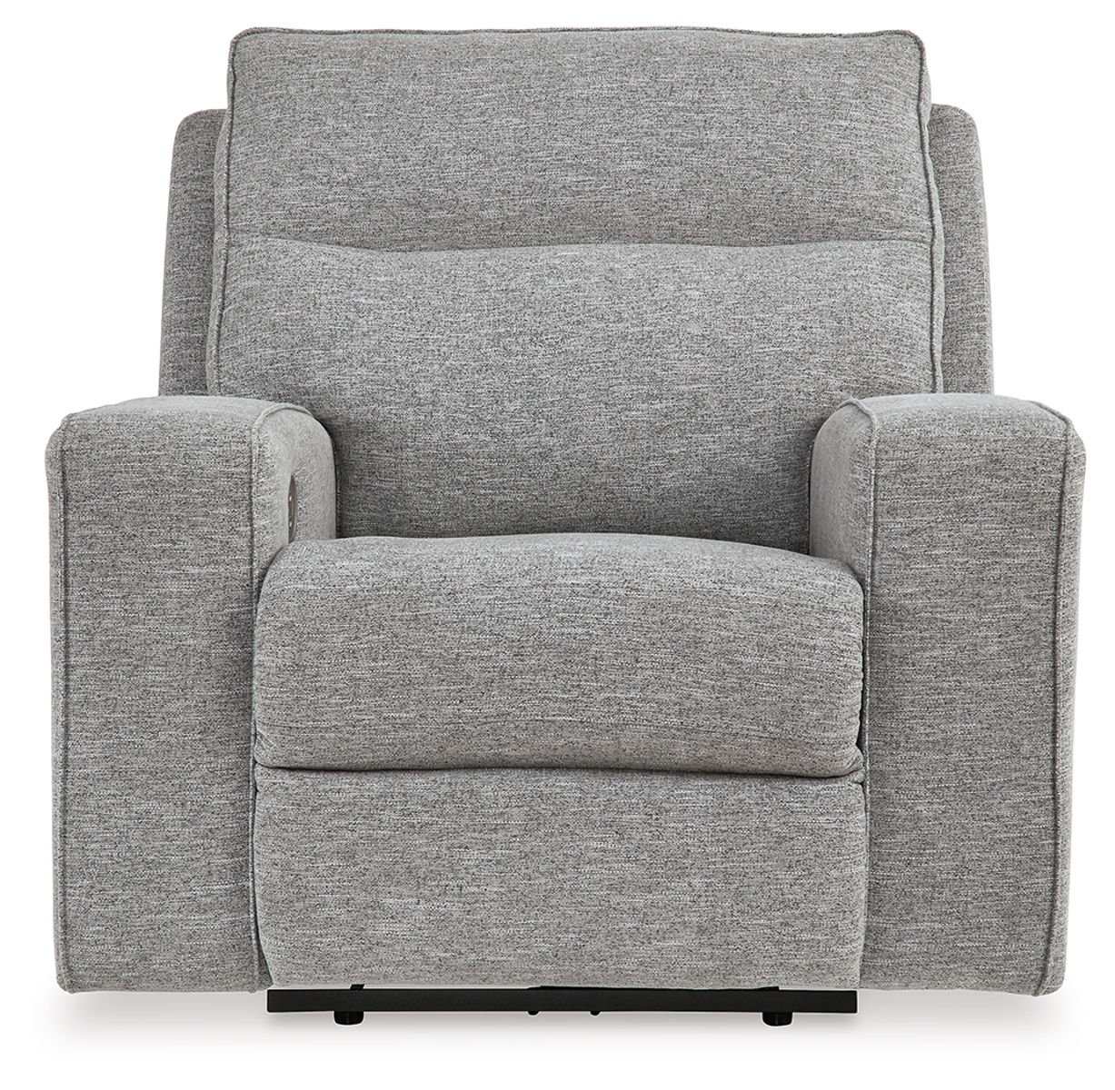 Biscoe - Power Recliner /Adj Headrest - Pewter - Image 4