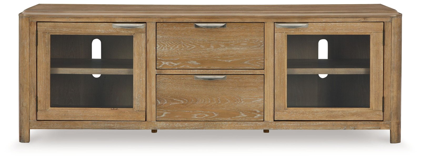 Rencott - Extra Large TV Stand - Light Brown - Image 2