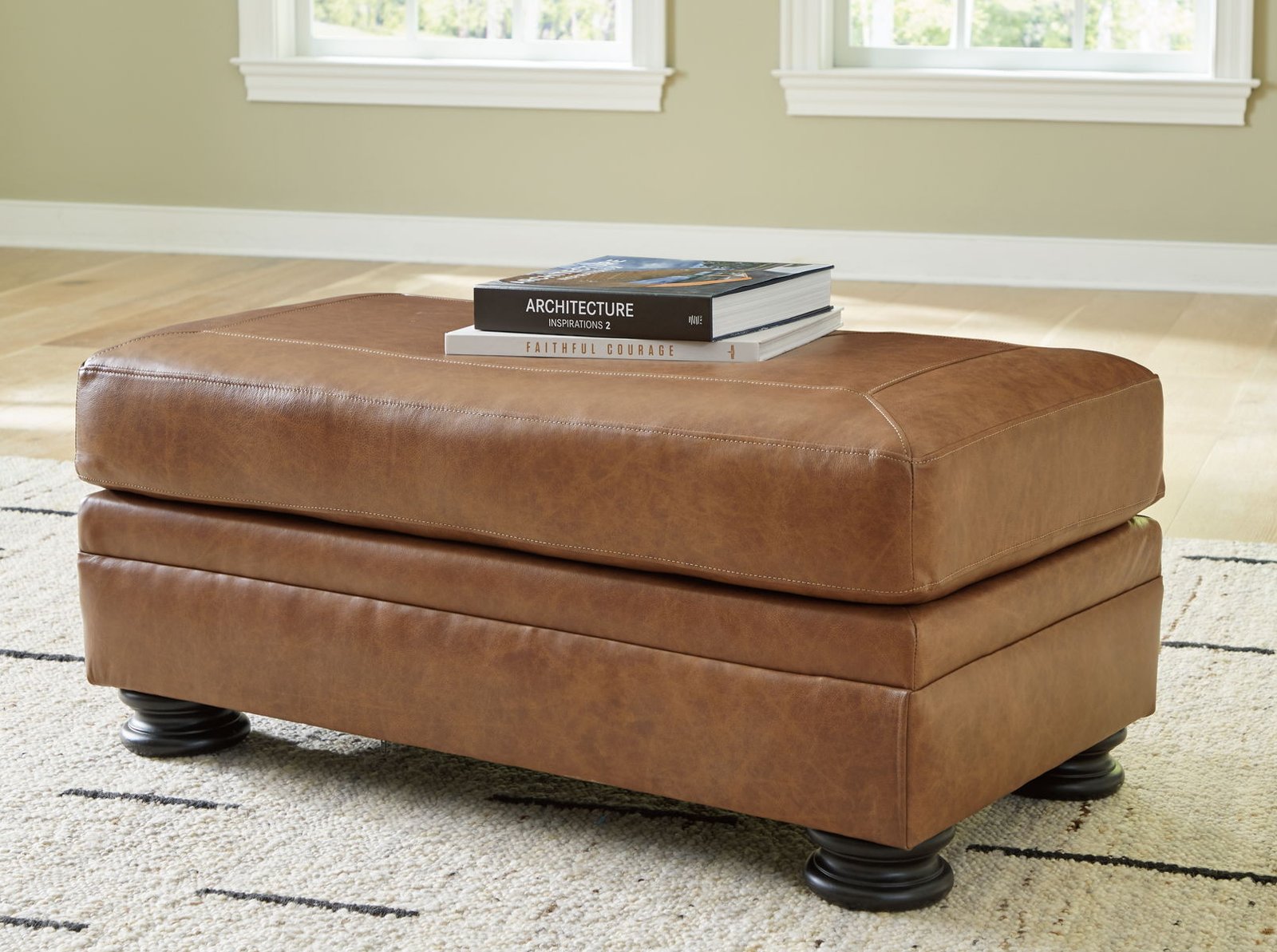Carianna - Ottoman - Caramel - Image 3
