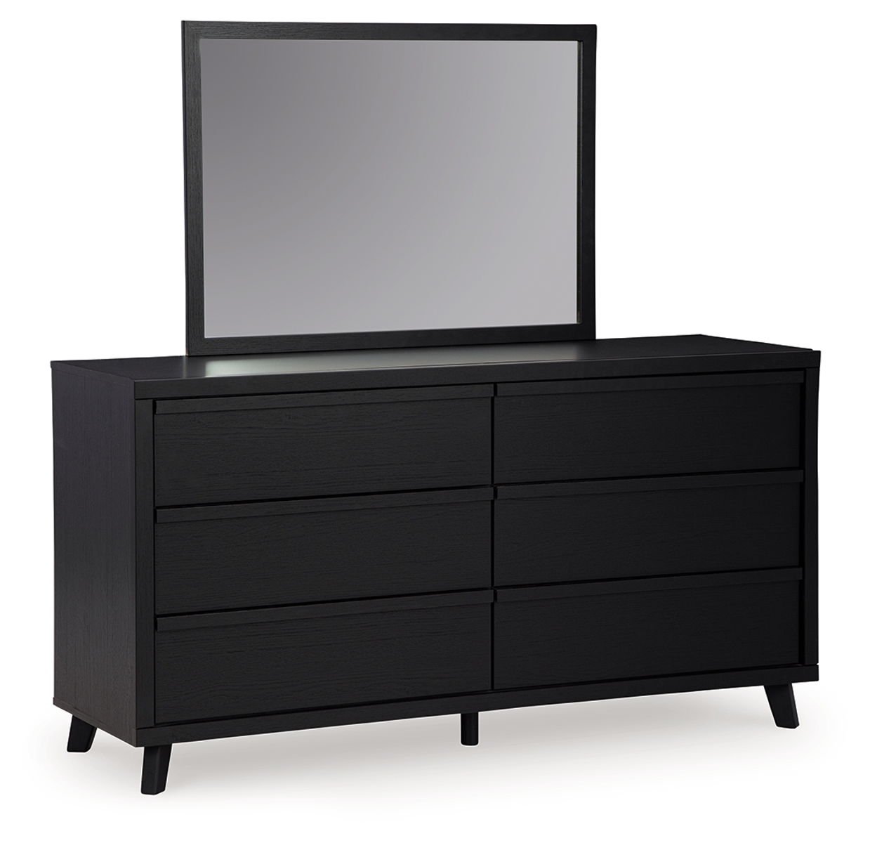 Danziar - Dresser And Mirror - Black
