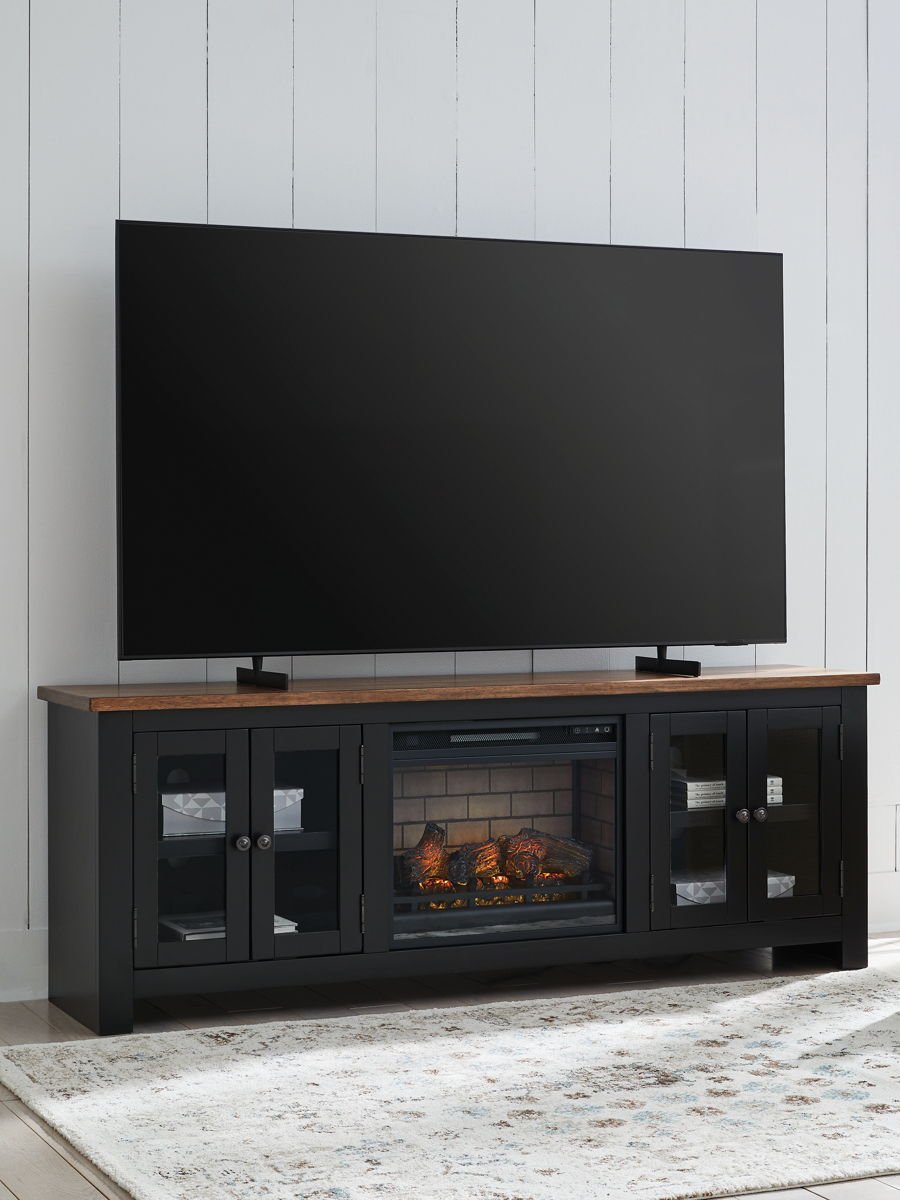 Wildenauer - 76" TV Stand With Electric Fireplace - Image 2