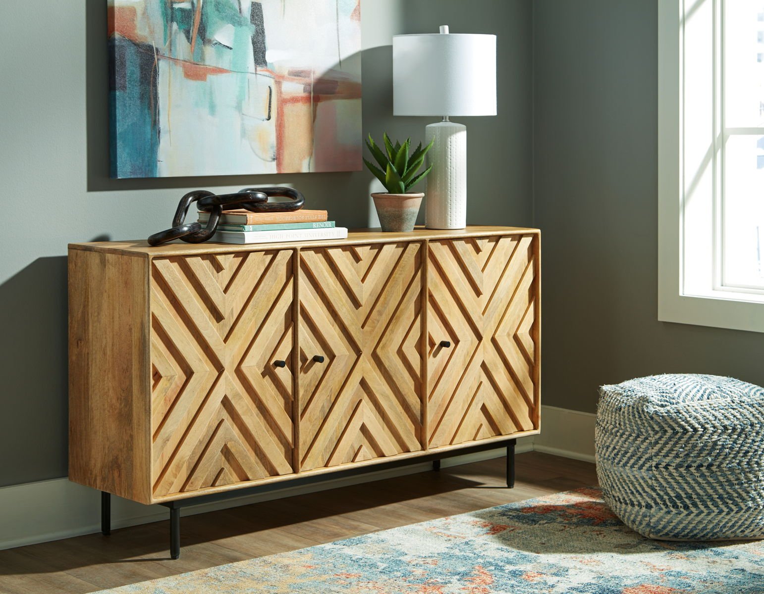 Cadewick - Accent Cabinet - Natural - Image 3