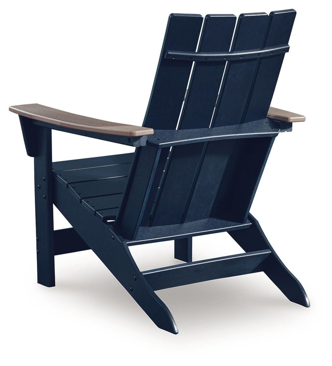 East Beach - Adirondack Chair - Black / Beige - Image 3