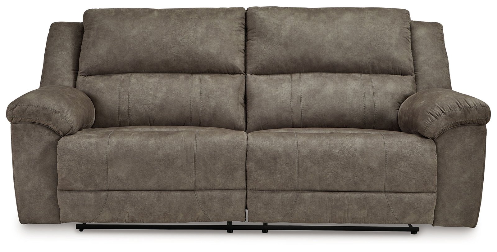 Laresview - 2 Seat Reclining Sofa - Fossil - Image 4