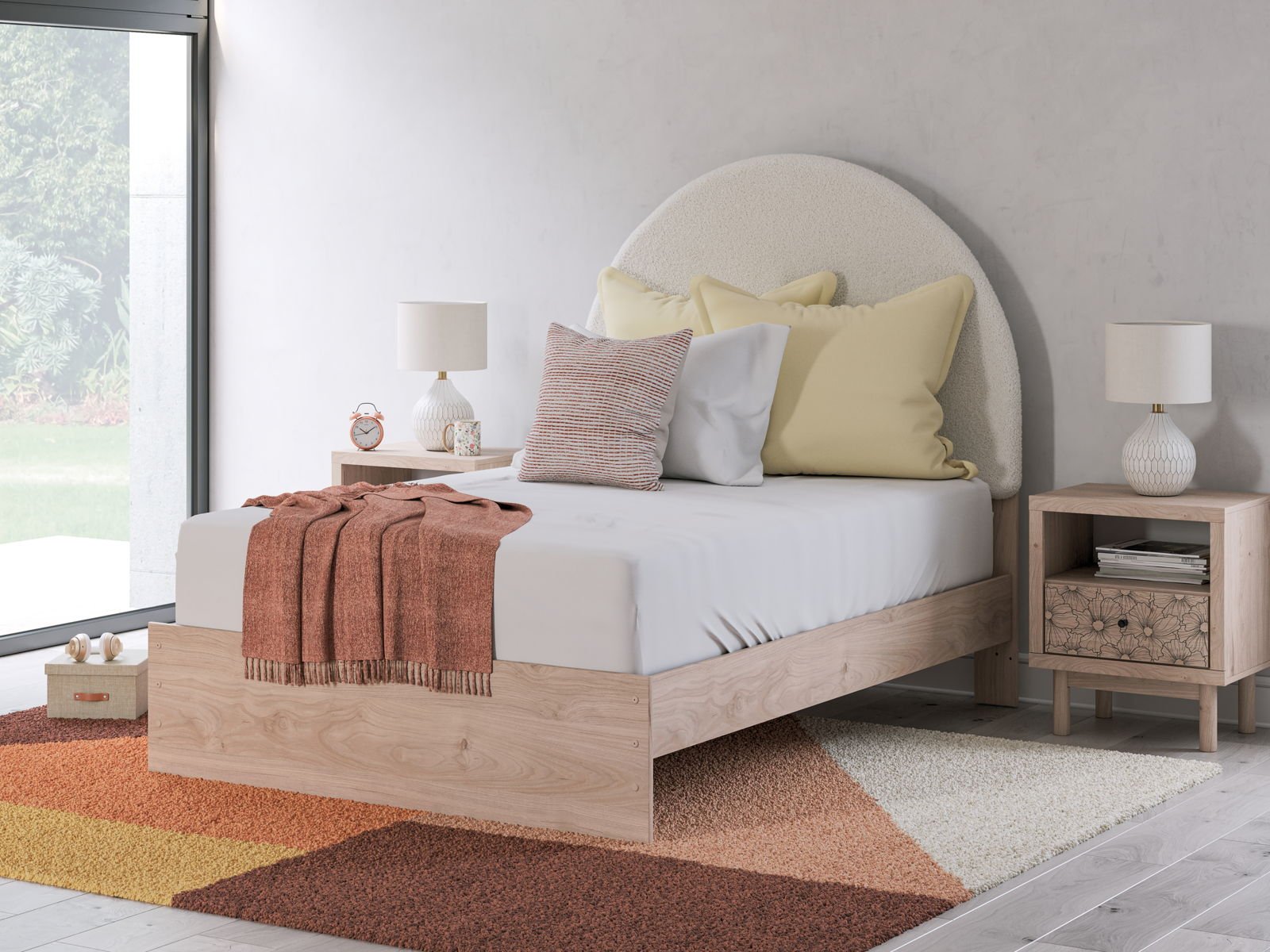 Arloster - Upholstered Panel Bed - Image 3