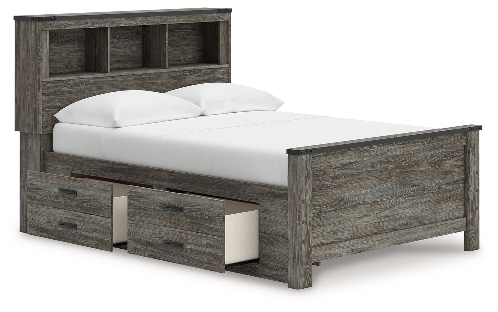 Frandern - Bookcase Panel Bed - Image 4