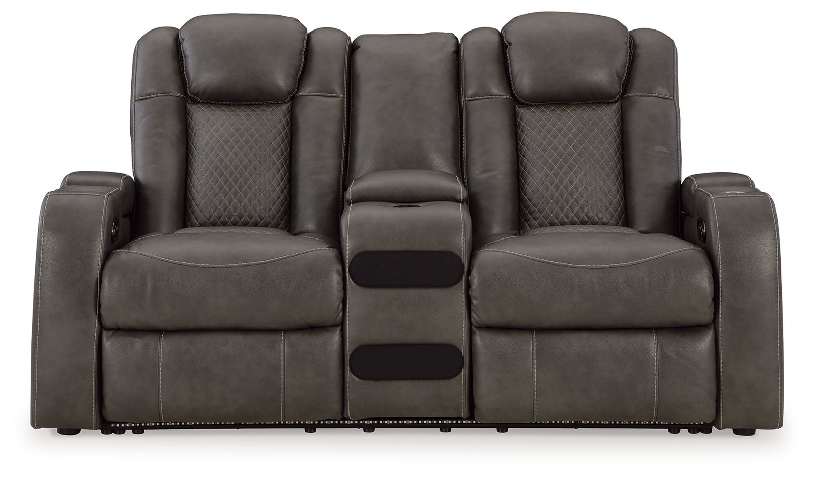 Fyne-dyme - Power Reclining Loveseat With Console/Adj Hdrst - Image 7