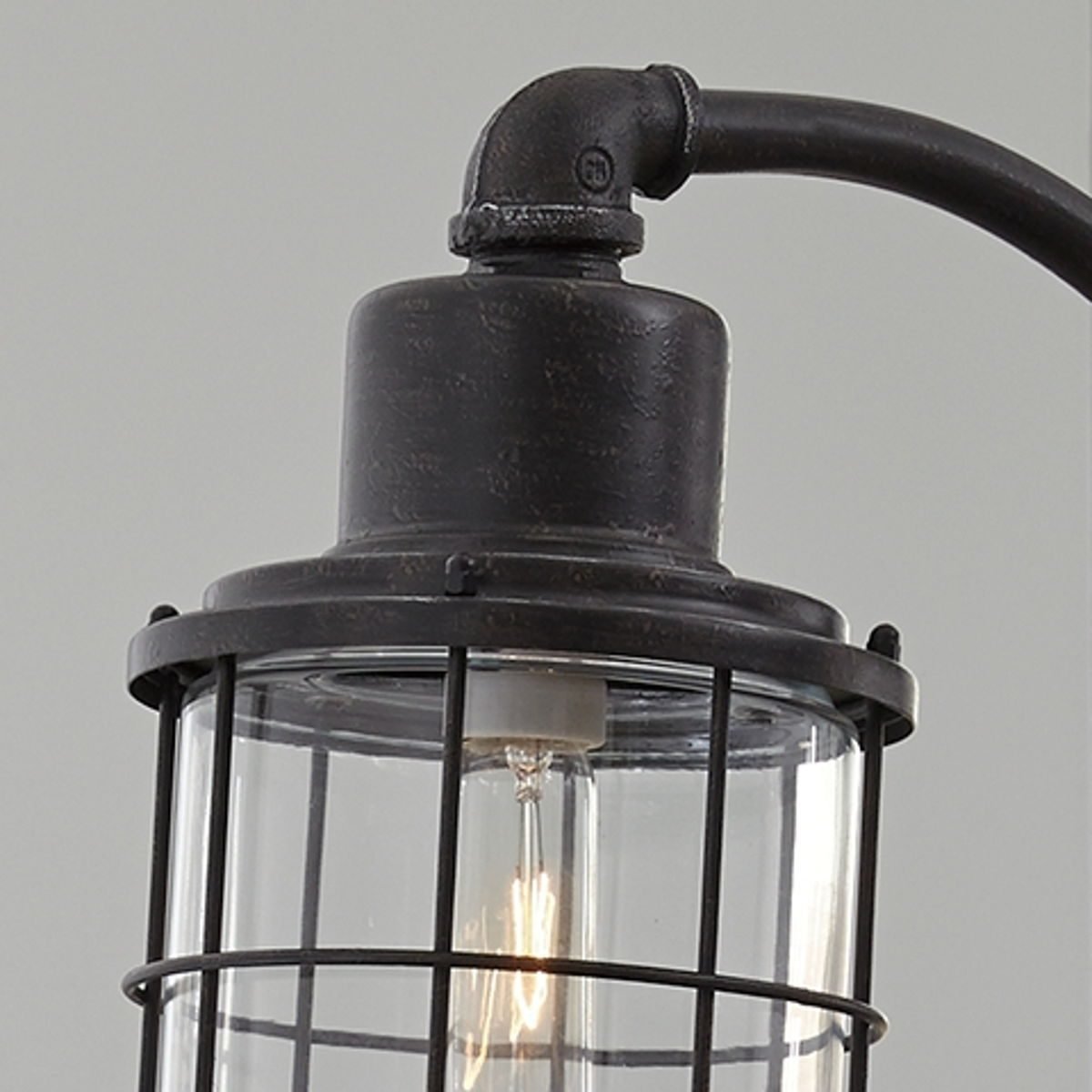 Jae - Metal Desk Lamp - Antique Black - Image 4