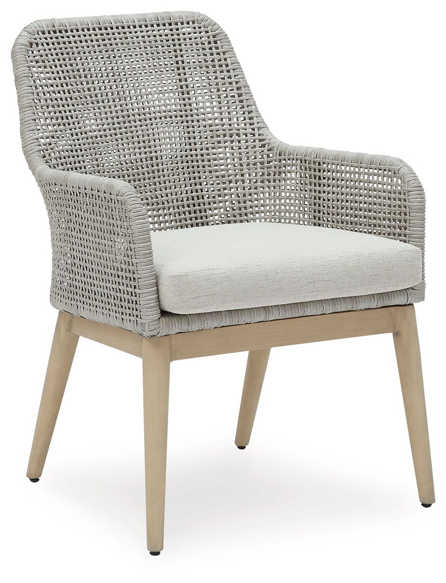 Seton Creek - Arm Chair With Cushion (Set of 2) - Gray - Image 4
